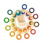 12 ringen in regenboogkleuren - waldorf kalender